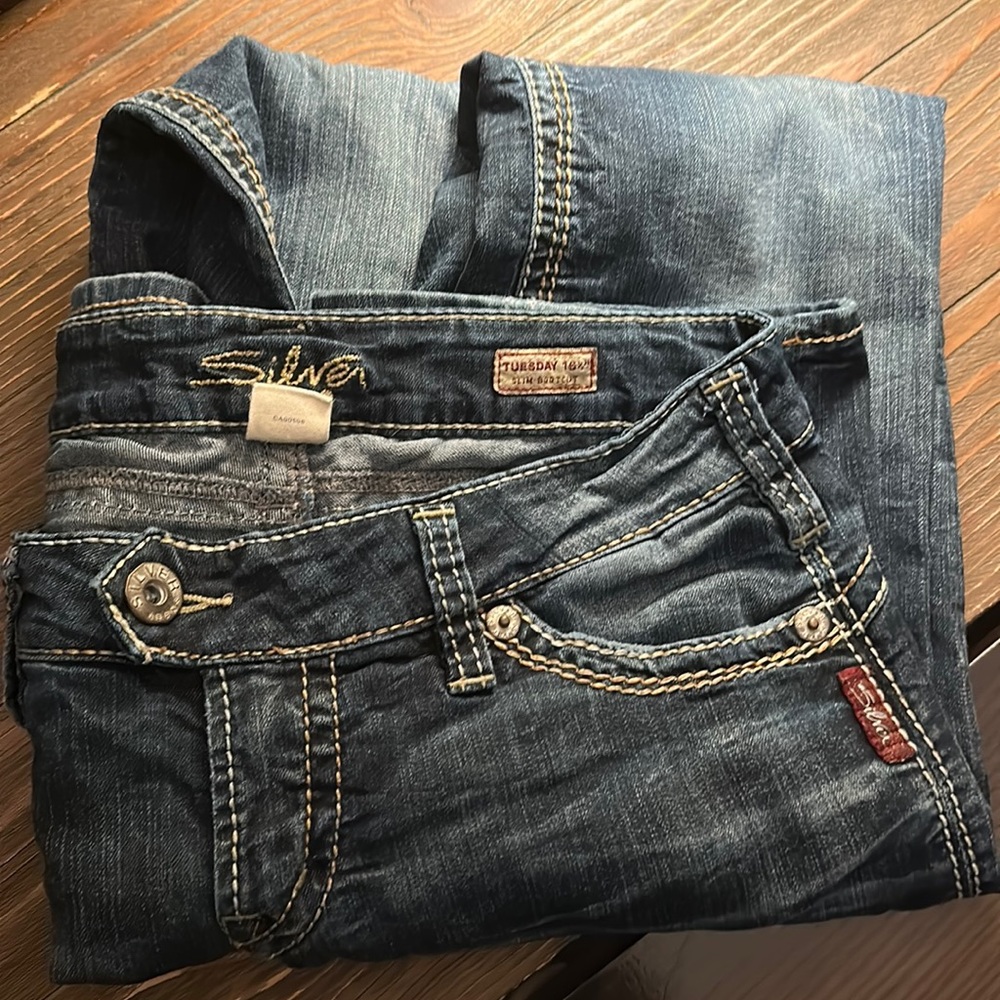 Silver Jeans with flare cut in size 29x33